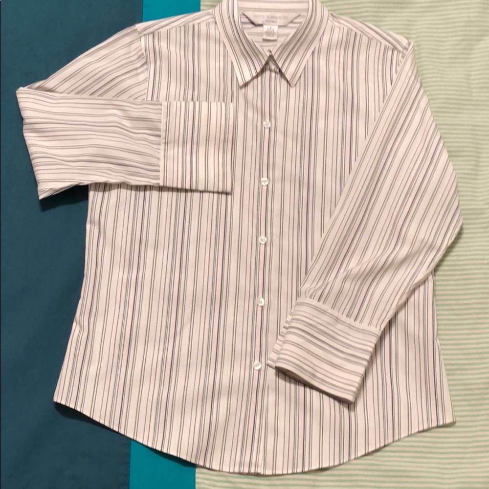 Petite Sophisticate No-Iron 3/4 Sleeve